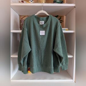 American Eagle AE Big Hug Waffle Sweatshirt